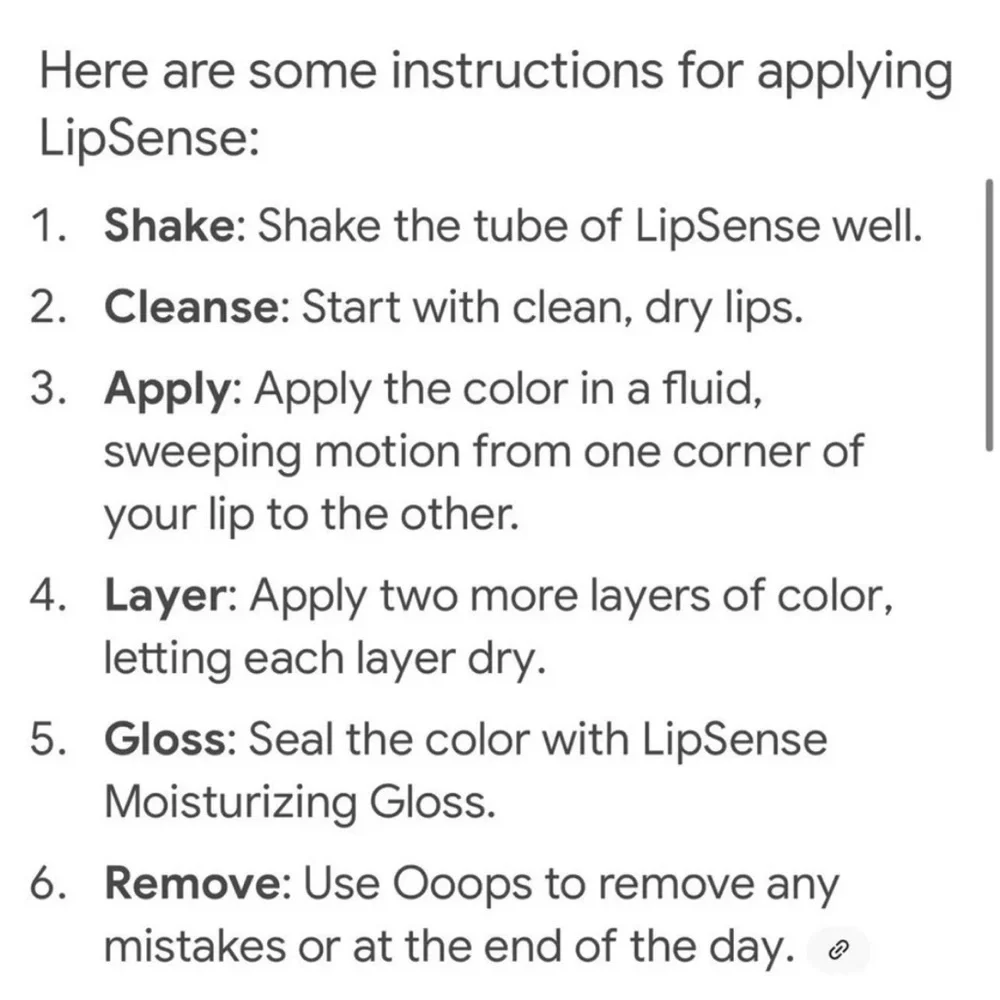 LipSense Lip Stain – Apple Cider | Long Lasting Smudge-Proof Color